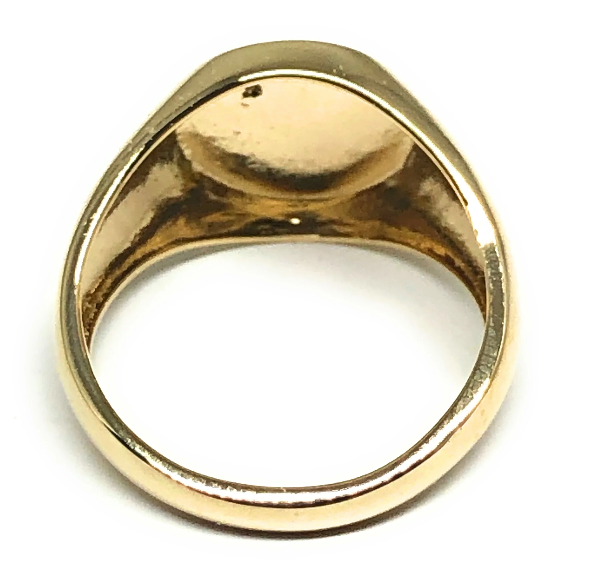 10k Solid Gold Classic Signet Ring (FC 125) - Image 3