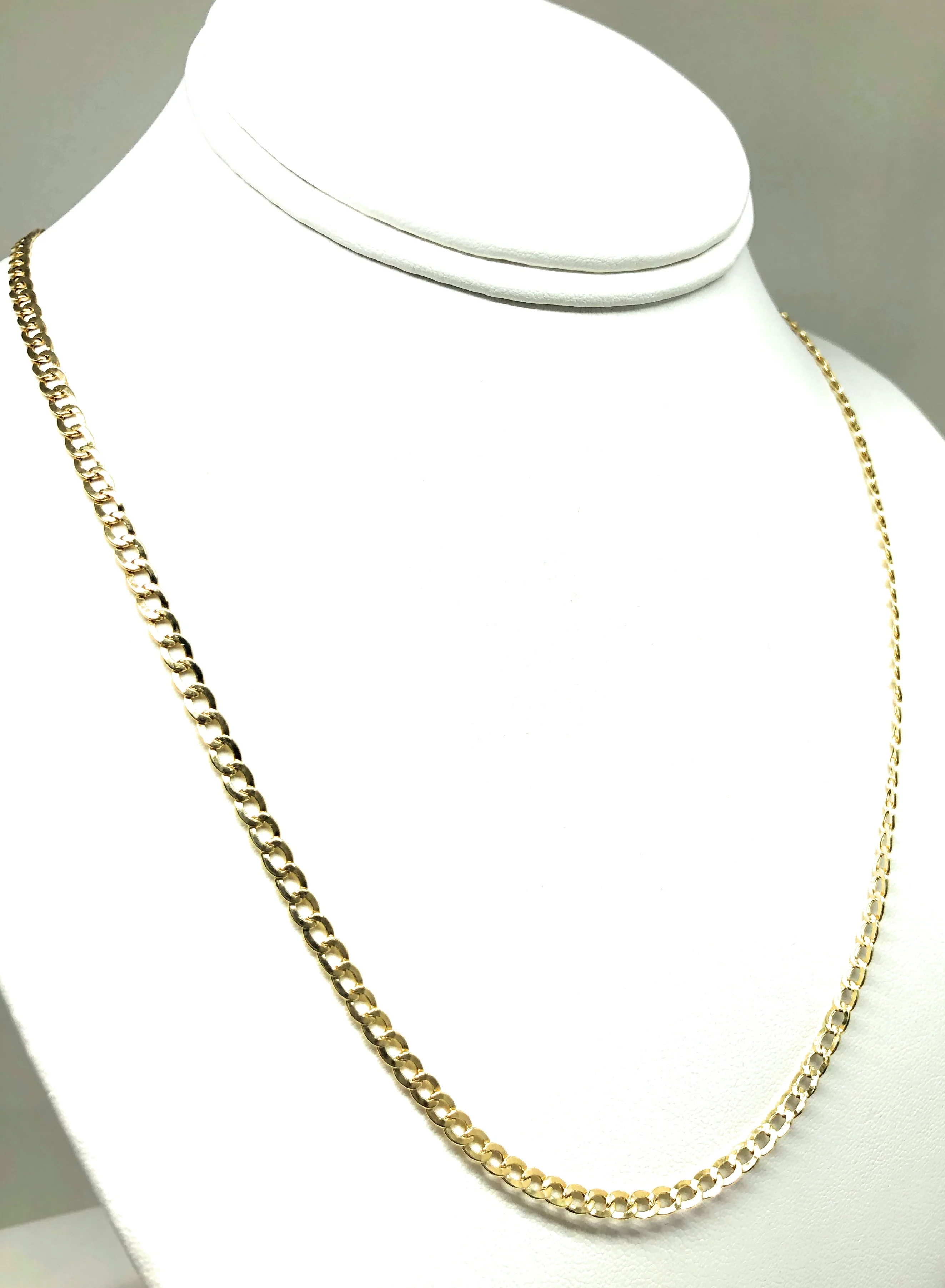 10k Solid Gold Cuban Link Chain 22-24 inches 3.6mm - Image 6