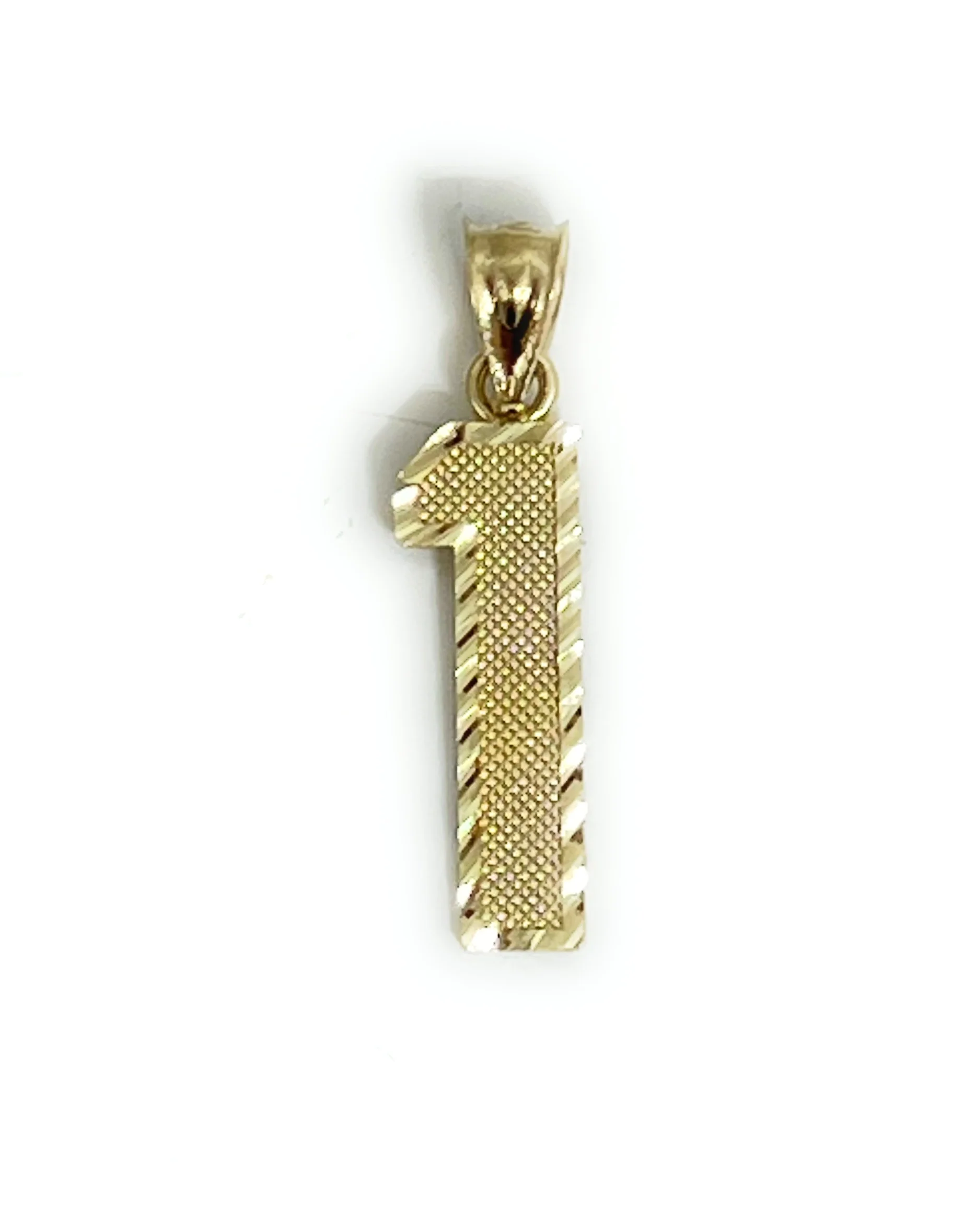 10k Solid Gold CUSTOMIZED NUMBER Pendant - Image 11