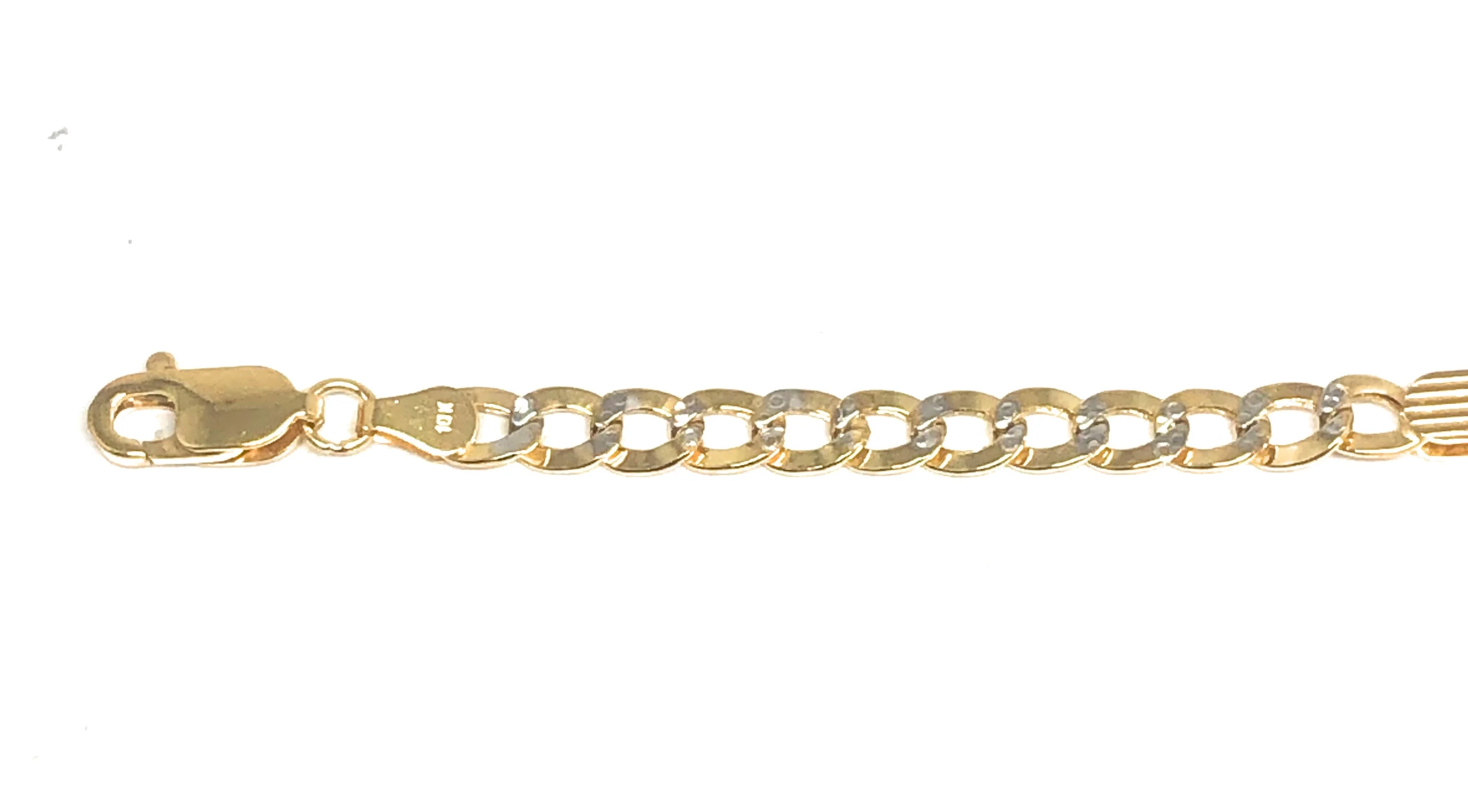 10k Solid Gold Kids 0-8 ID Cuban Link Brracelet 6 inch length 4.5MM Width (Free Engraving, Email us name!) - Image 4