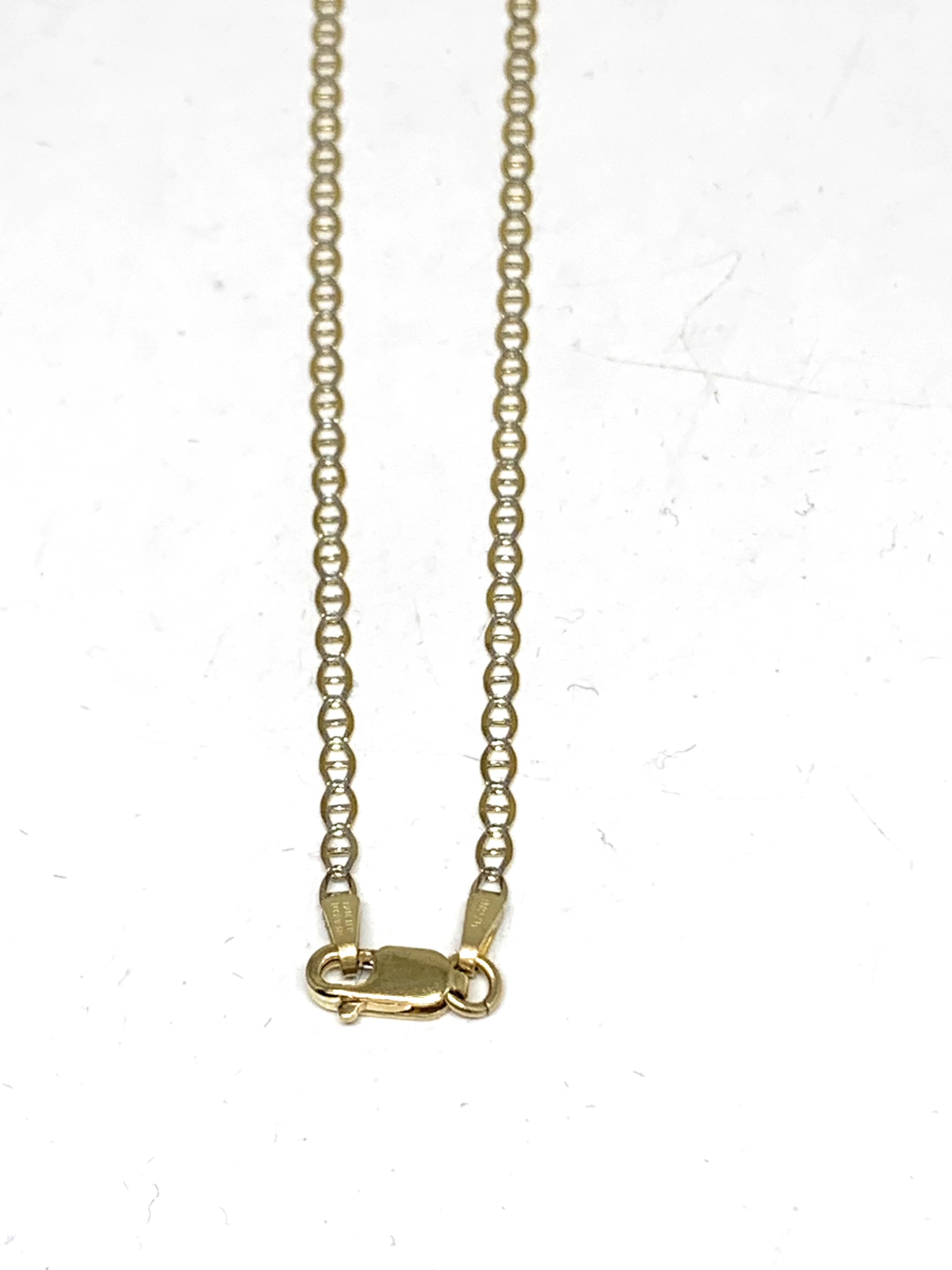 10k Solid Gold Mariner Link Chain 16-24 inches 2MM (Semi-Hollow Style) - Image 2