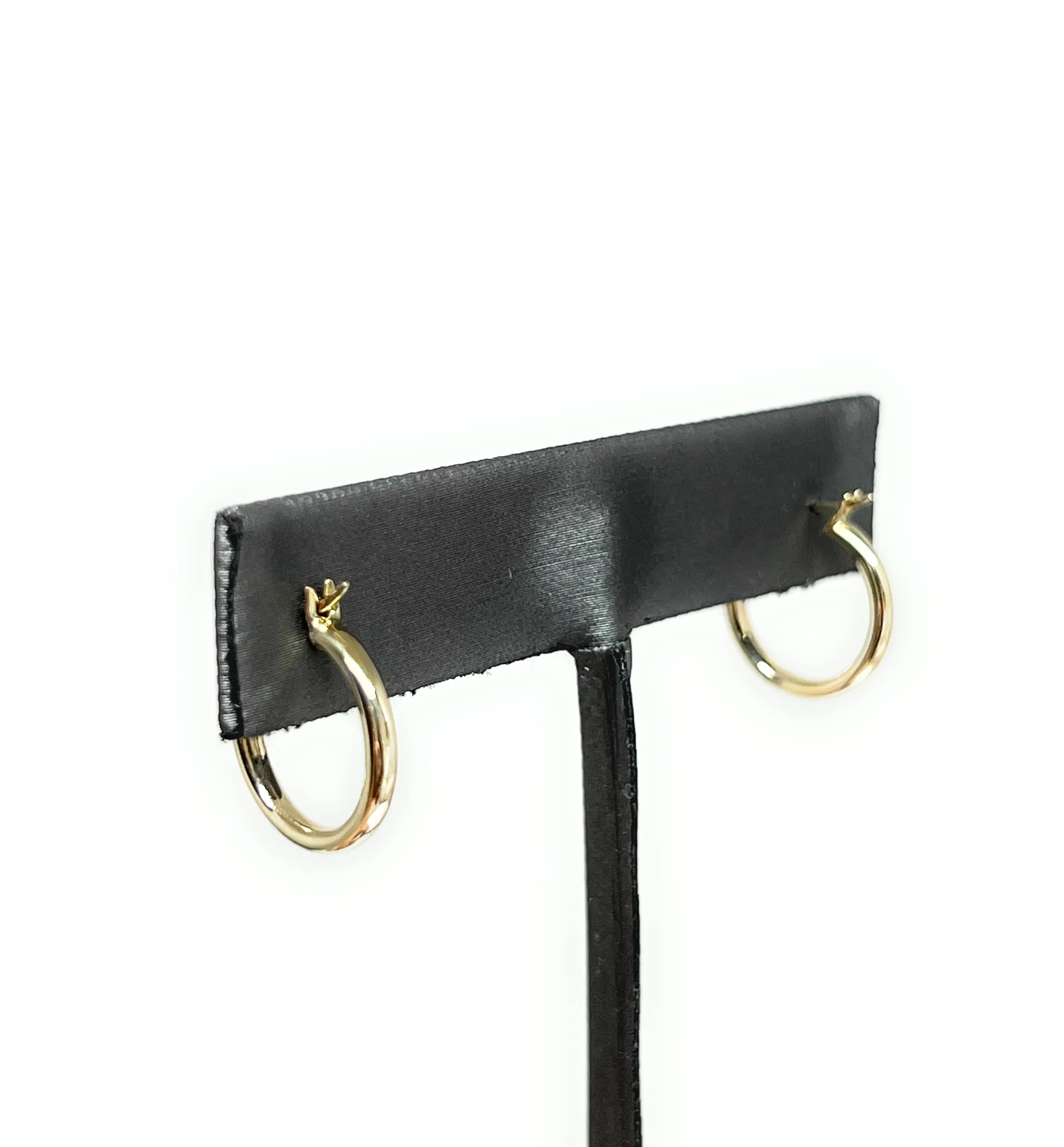 10k Solid Gold Mini Baby Hoop Earrings (FCE 14) - Image 3