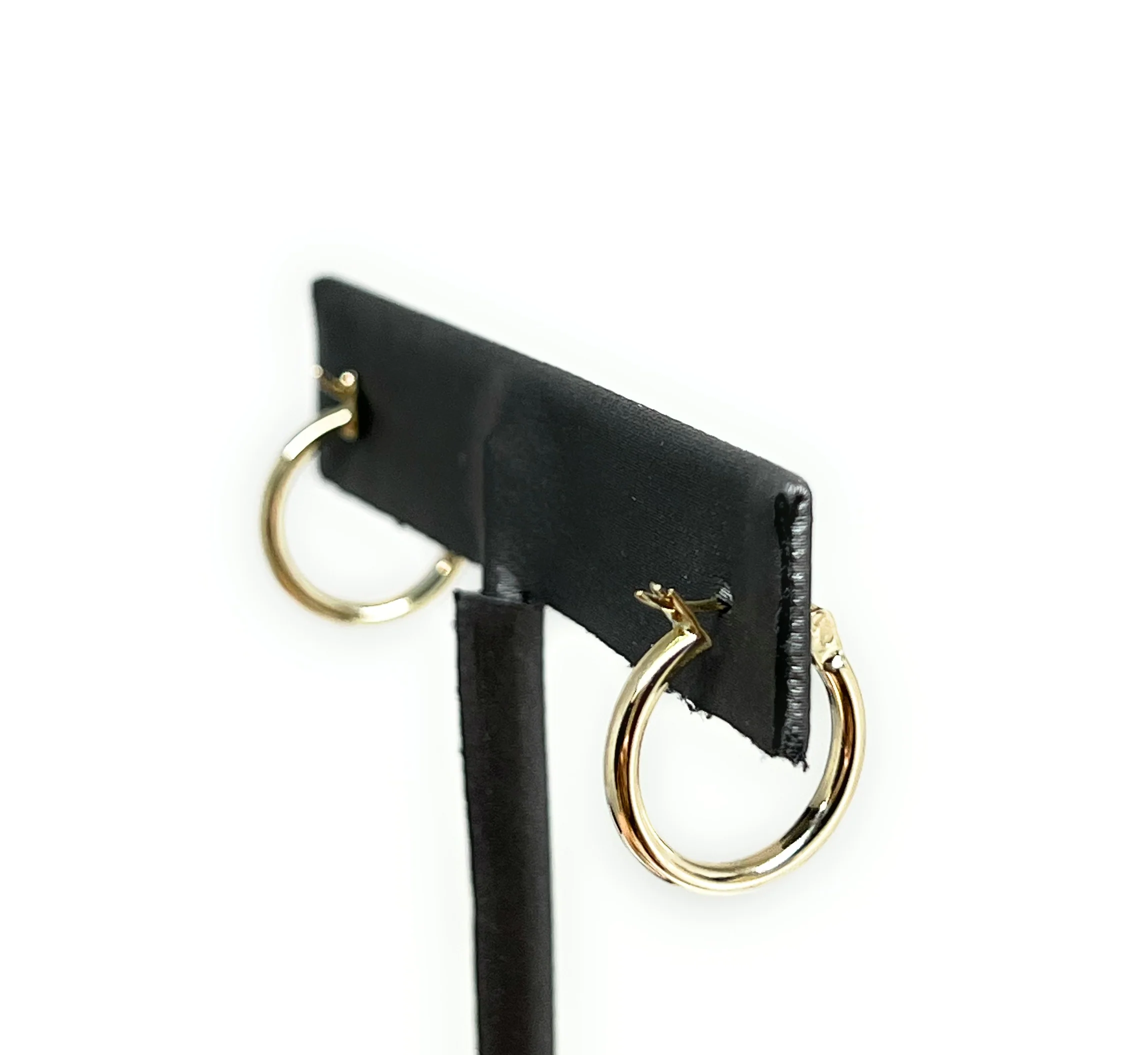 10k Solid Gold Mini Baby Hoop Earrings (FCE 14) - Image 4