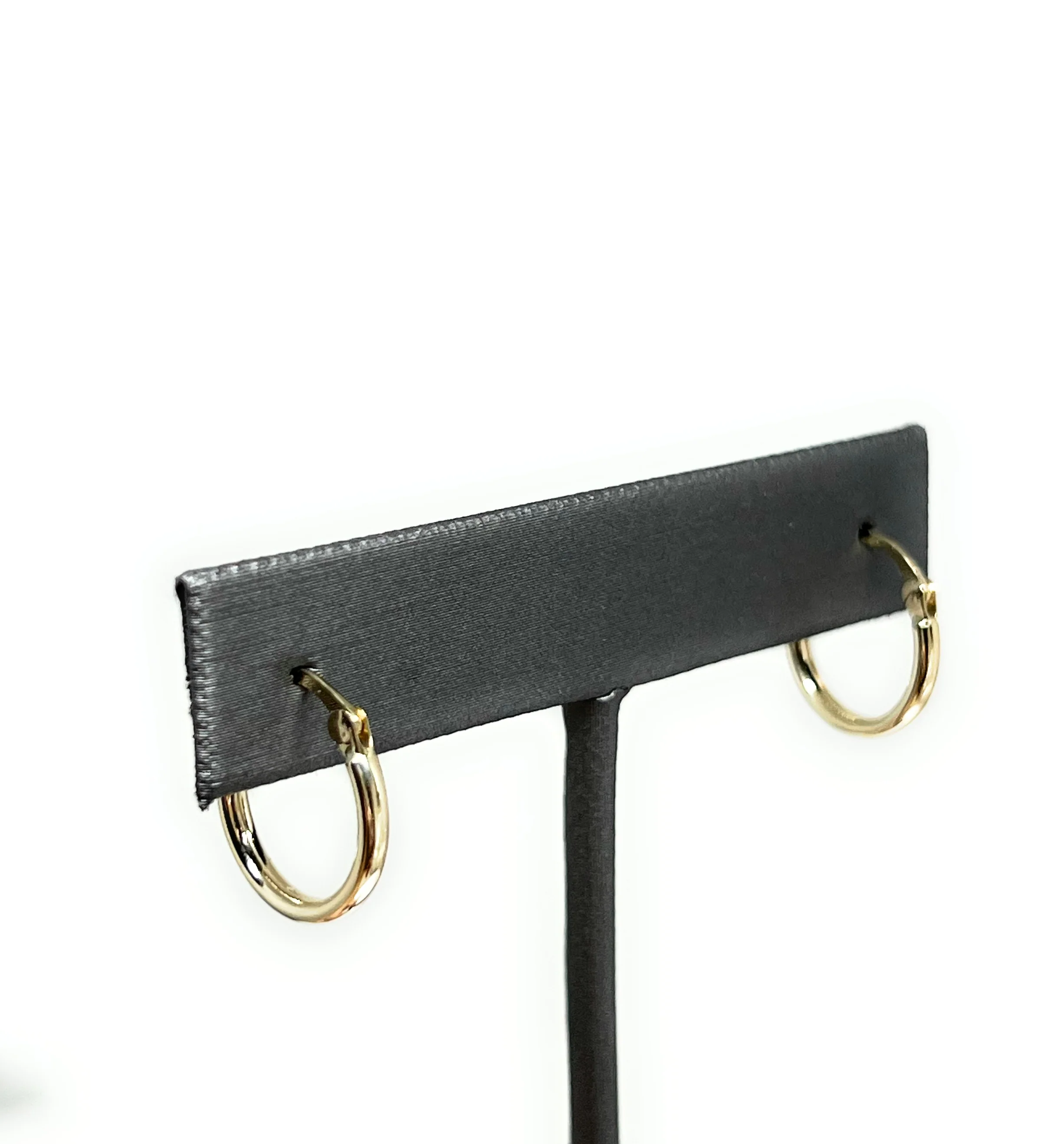 10k Solid Gold Mini Baby Hoop Earrings (FCE 14) - Image 5
