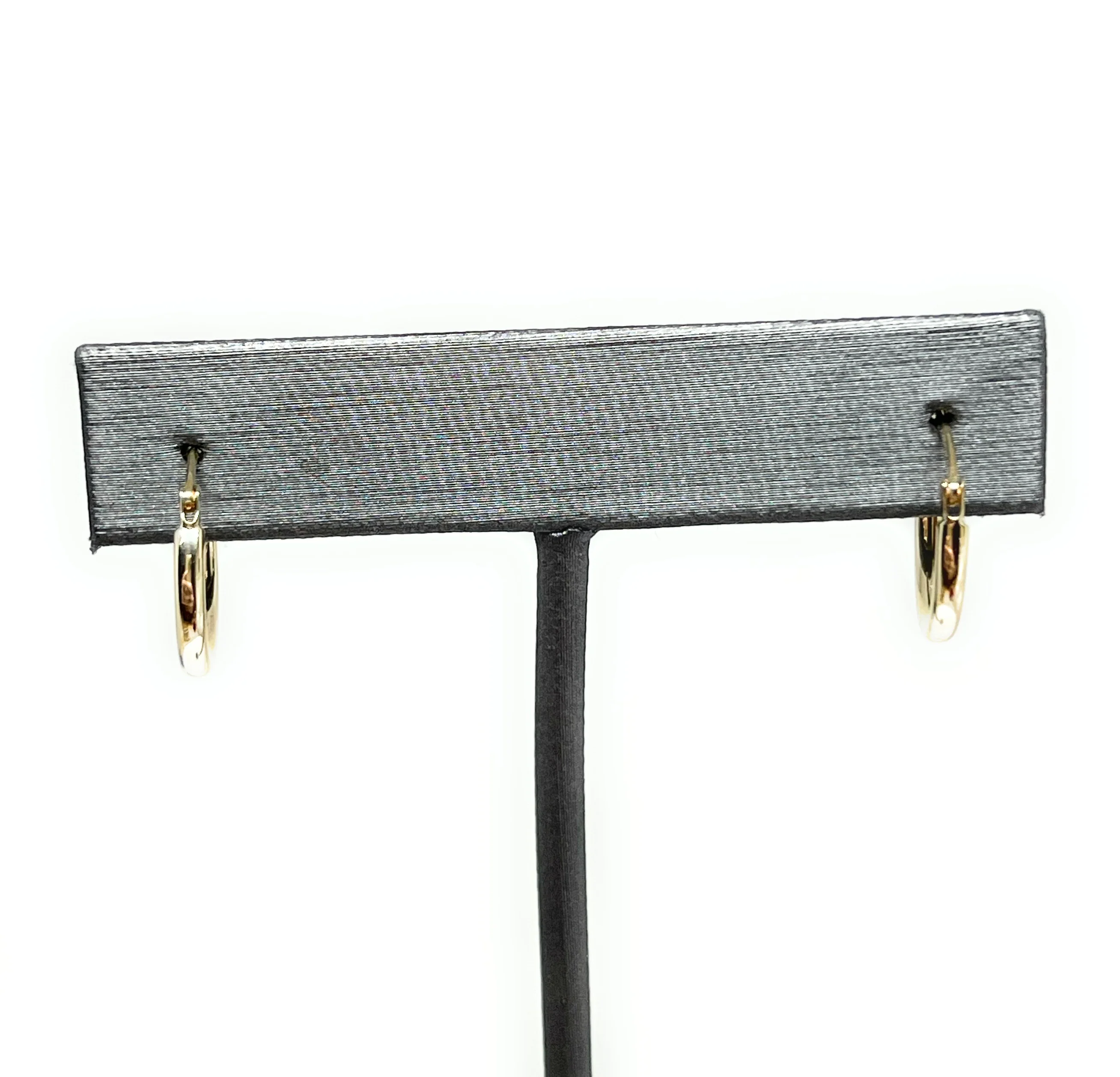 10k Solid Gold Mini Baby Hoop Earrings (FCE 14) - Image 7