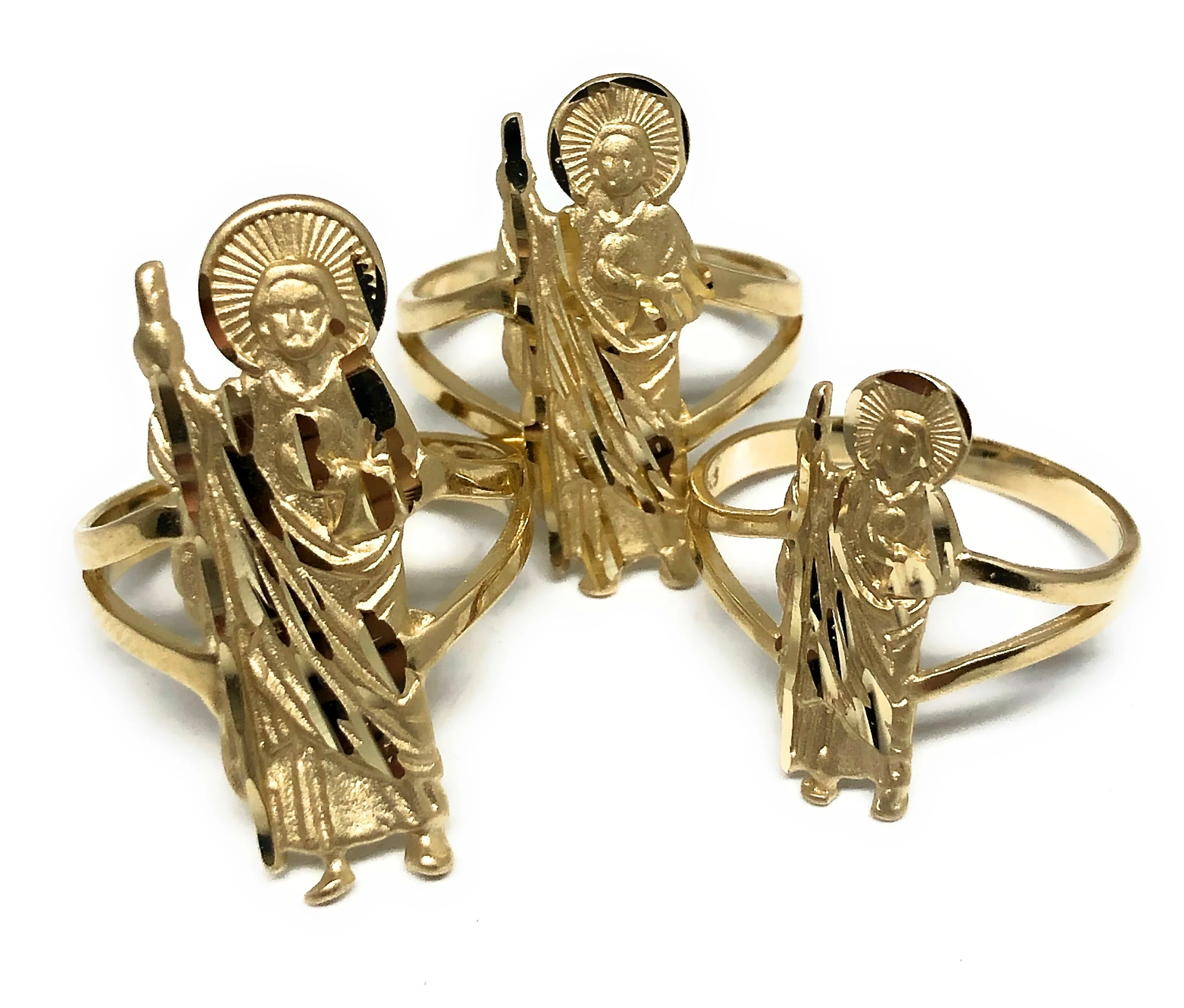 10k Solid Gold Saan Judas Ring (LG,MED,SM)