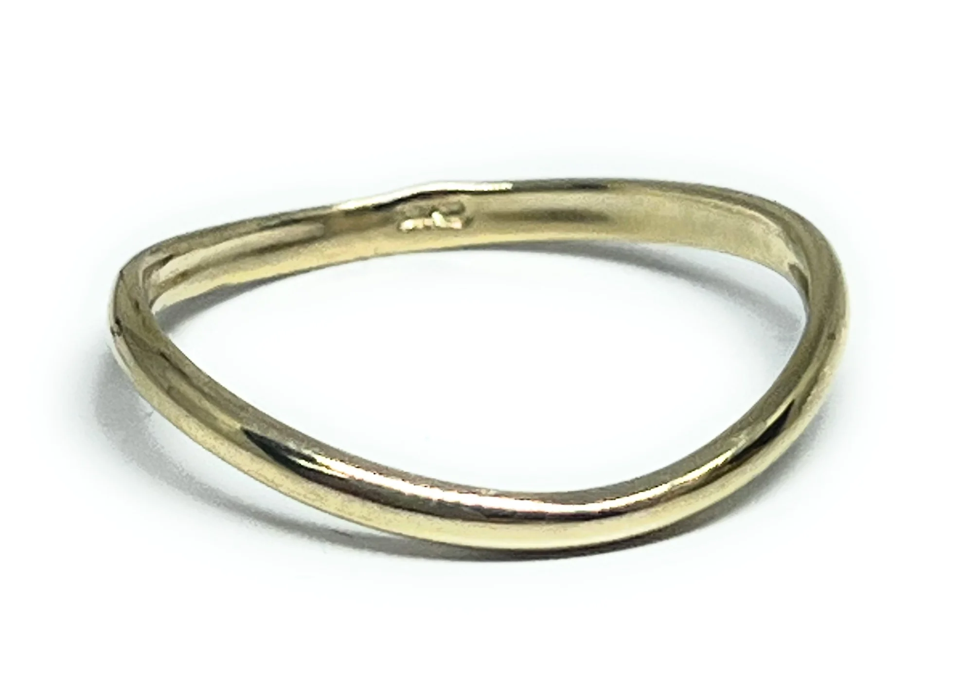 10k Solid Gold THUMB Band Ring (FOR THUMB) - Image 2