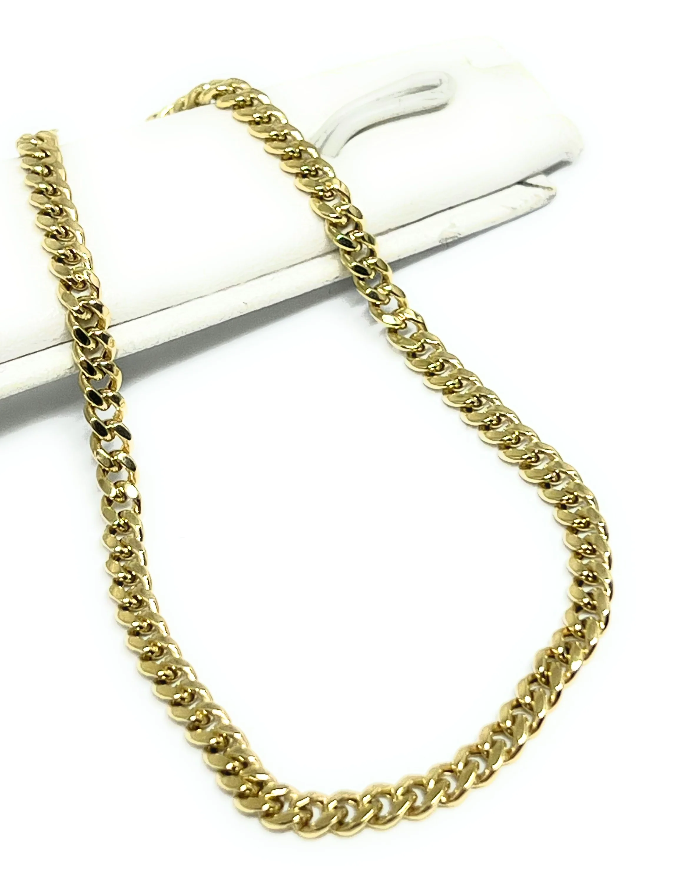 10k Solid Gold Yellow Miami Cuban Link Brracelet 7-8 inch 3.6mm Width