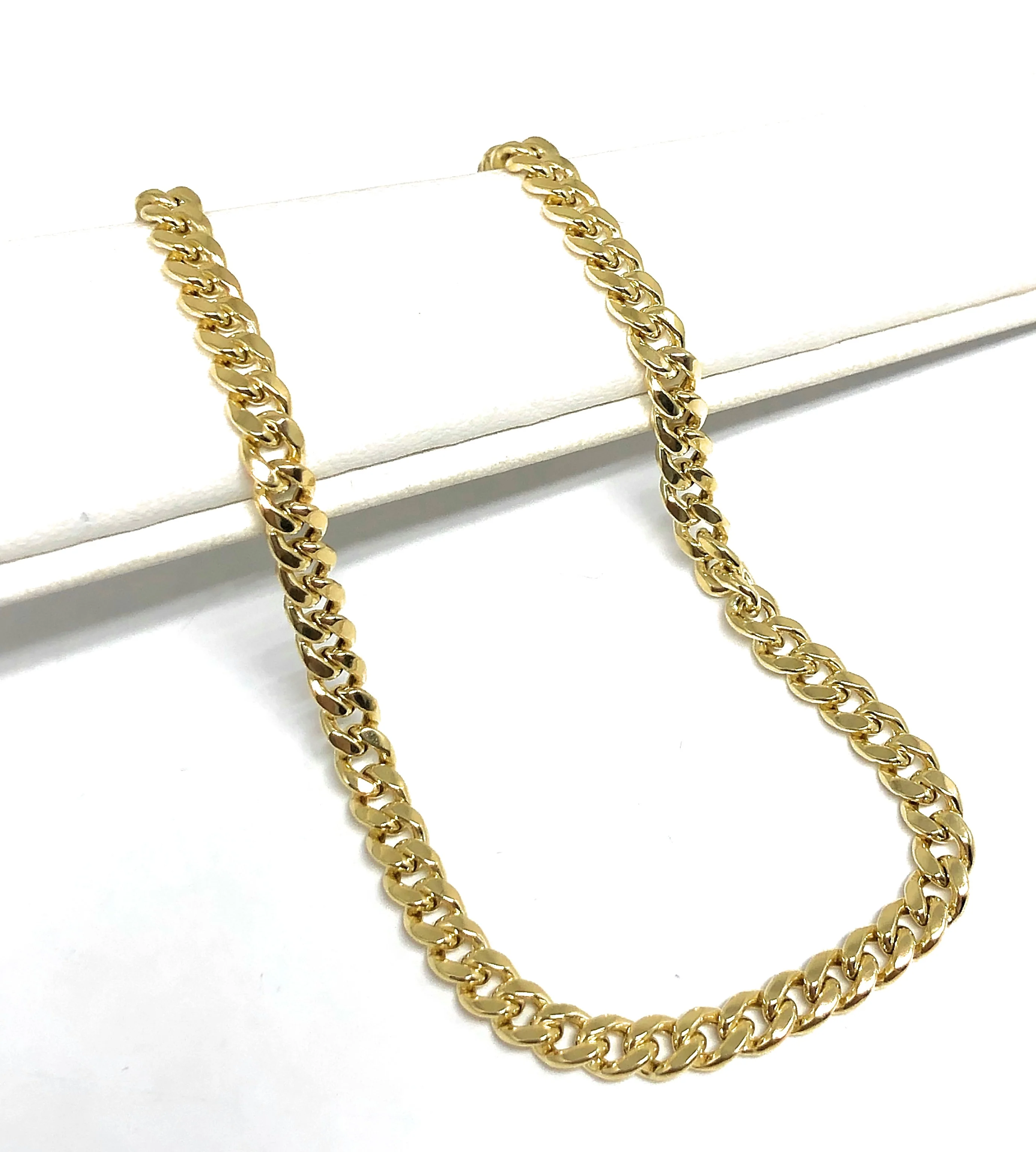 10k Solid Gold Yellow Miami Cuban Link Brracelet/Anklet 6-10 inch 4.5mm Width - Image 2