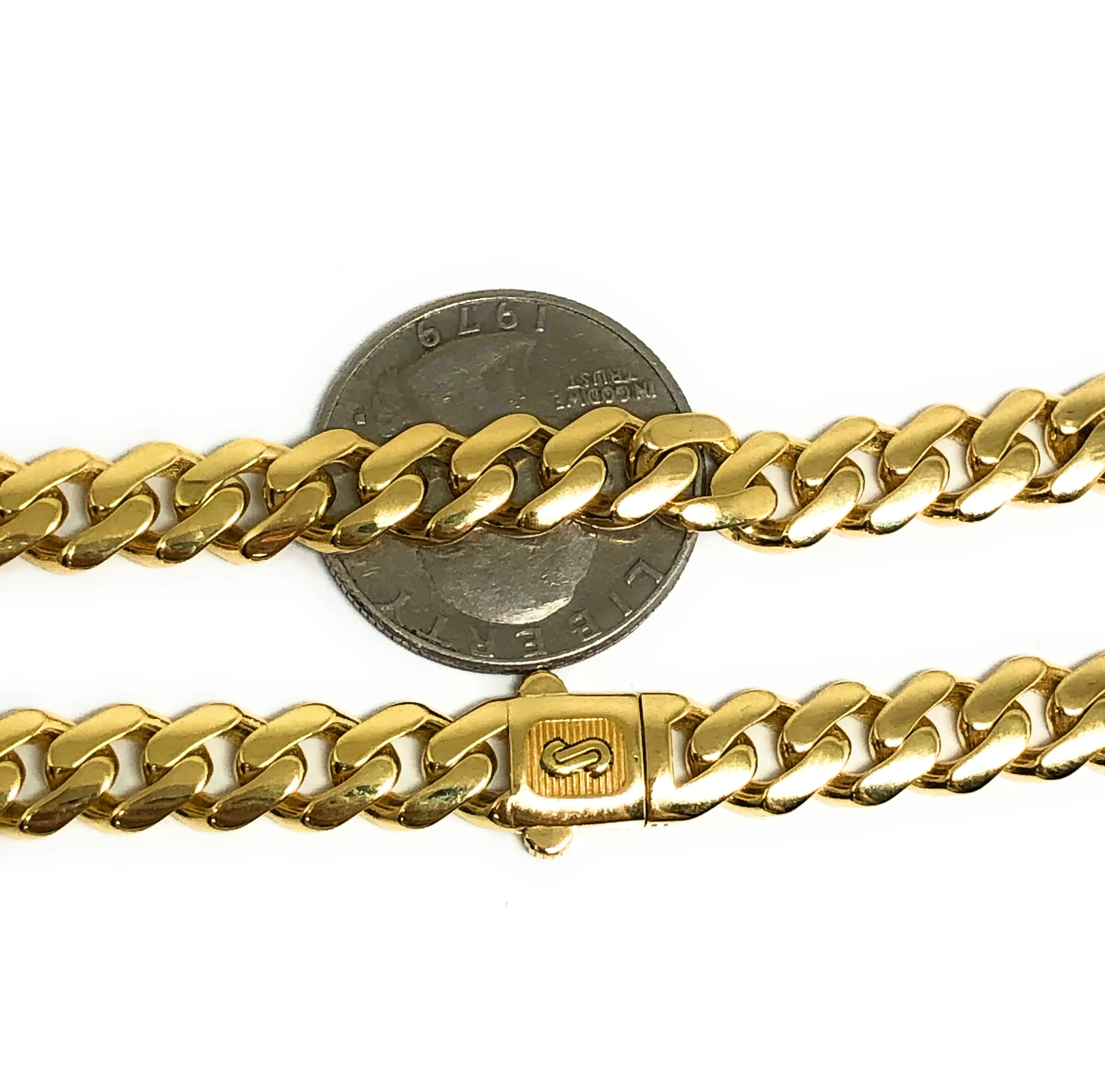 10k Solid Gold Yellow Monaco Miami Cuban Link Brracelet 8 inch 7.5mm Width - Image 2