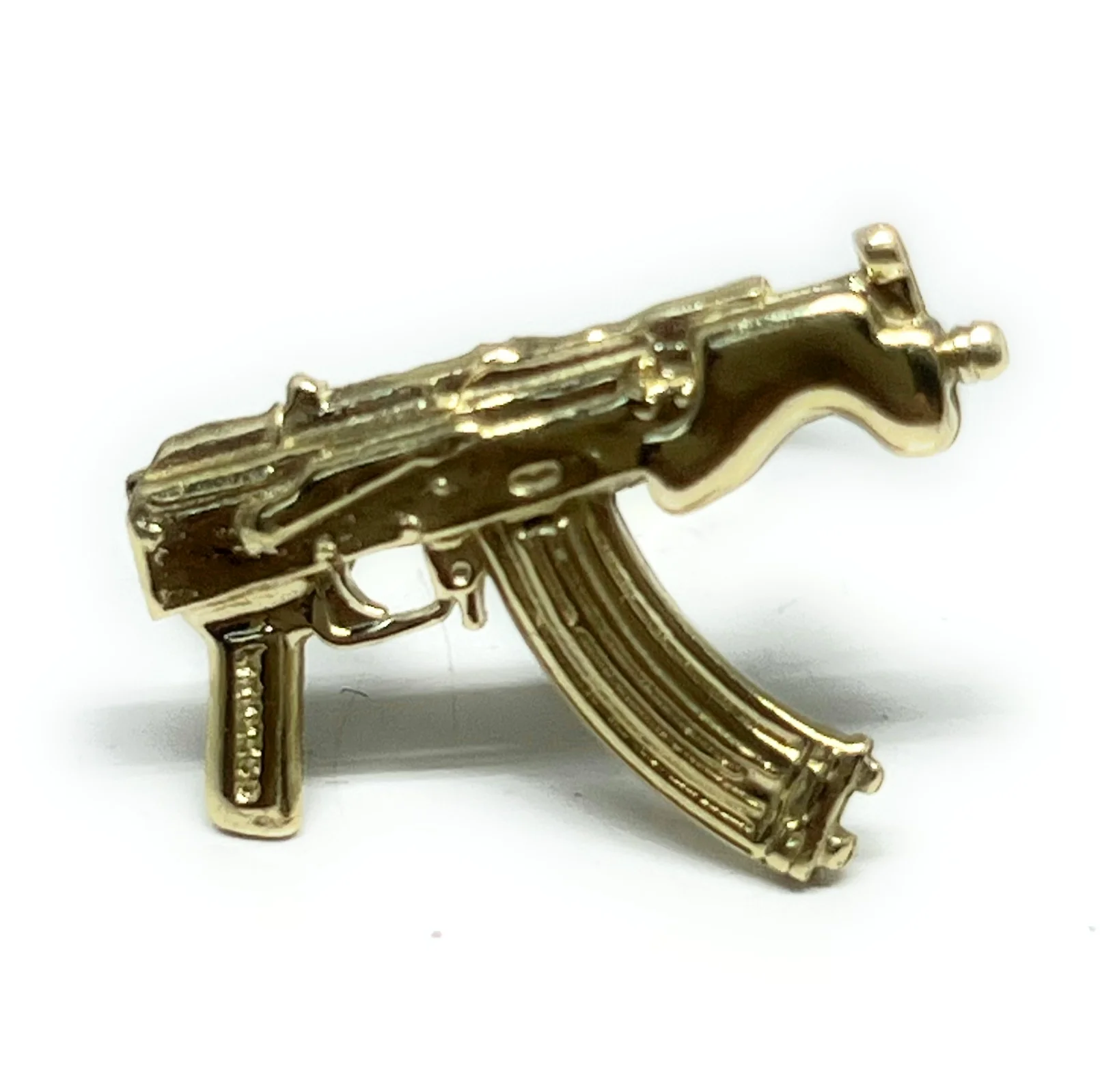 10k Solid Gold Yellow MP5 MACHINE GUN DRACO RING