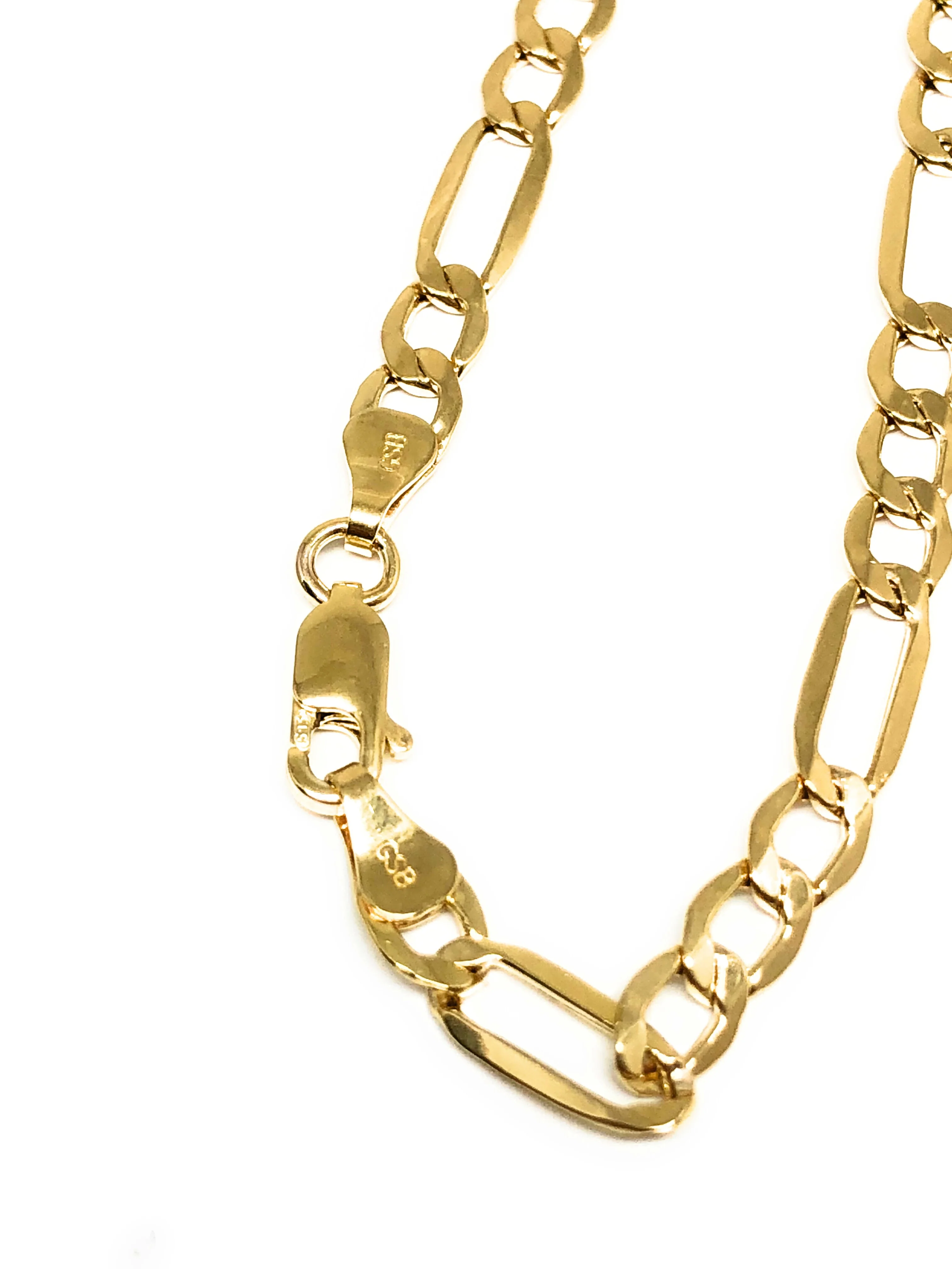 14k Solid Gold 2-Tone Jesus Hollow Termite Cross Pendant Necklace Crucifix (LG, XL) - Image 5