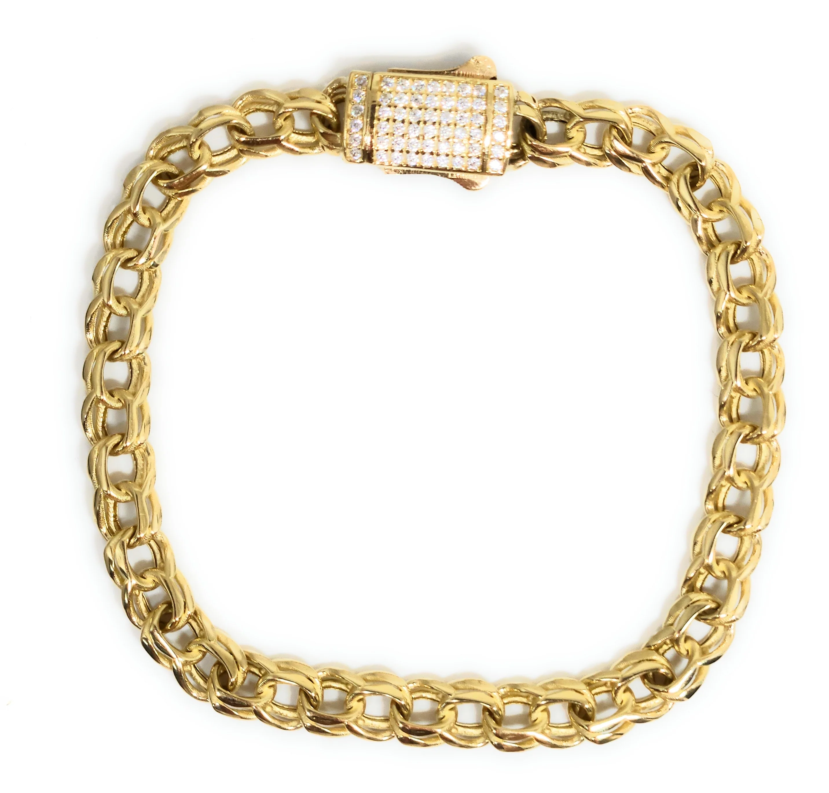 14k Solid Gold CHINO LINK Brracelet 7-8 INCH 6.8MM Width (14g~) - Image 4