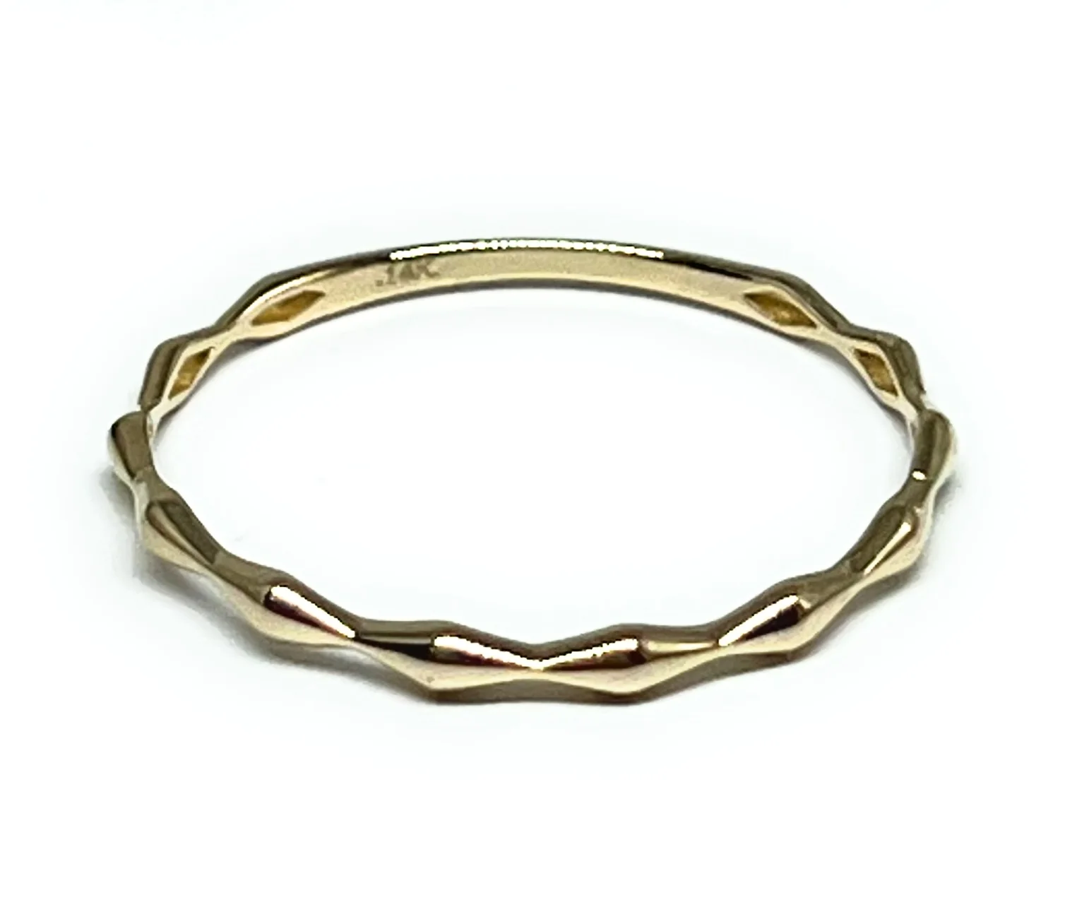 14k Solid Gold Simple Band Ring (FC 239)