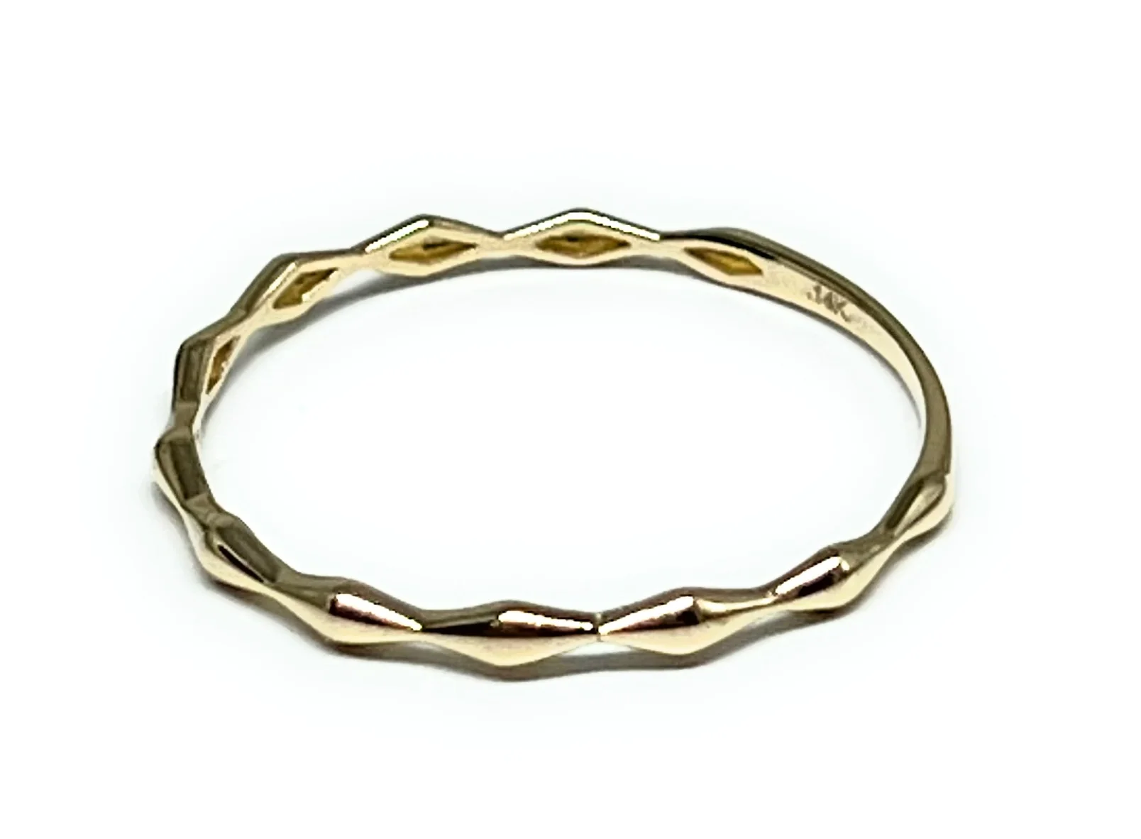 14k Solid Gold Simple Band Ring (FC 239) - Image 2