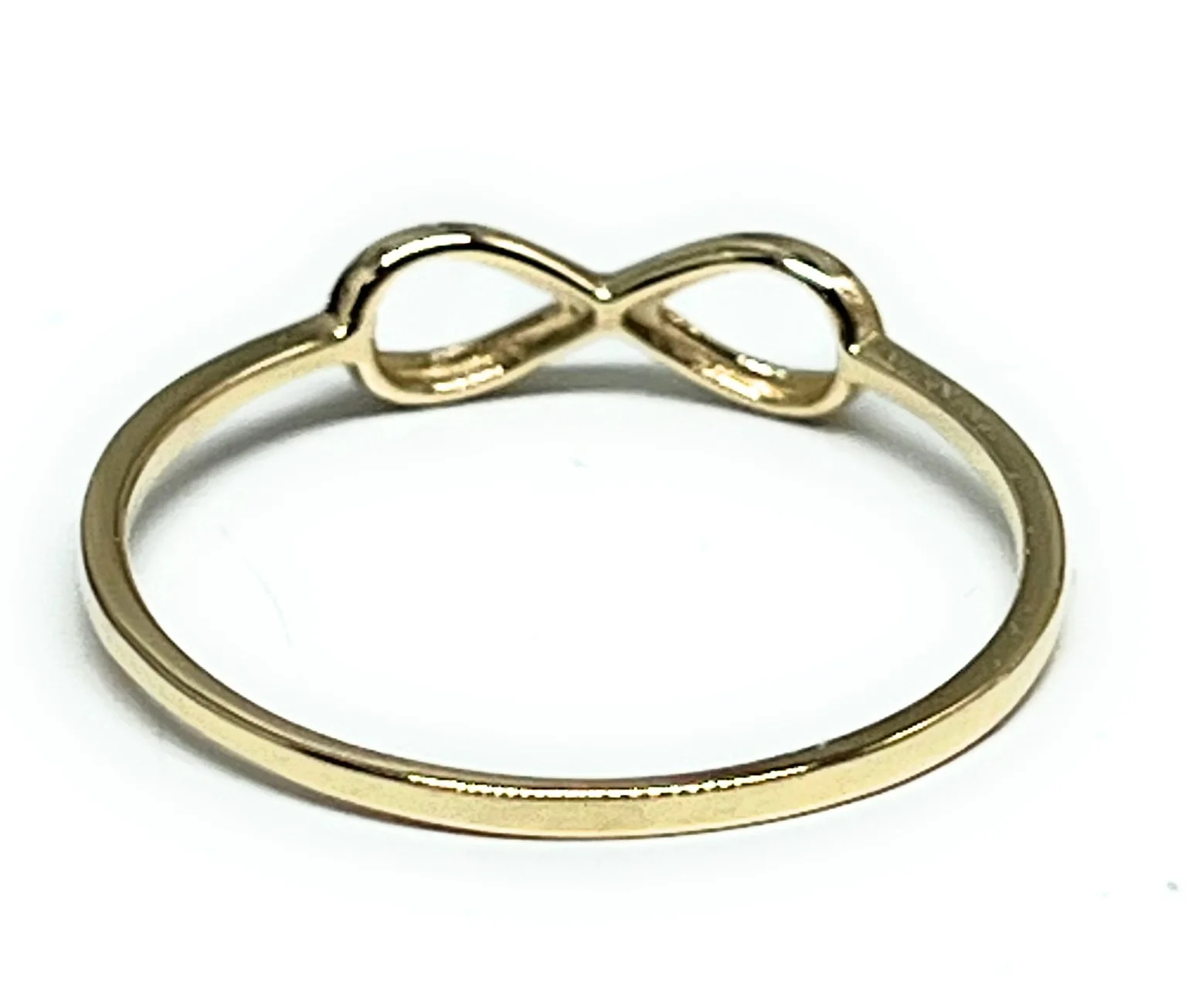 14k Solid Gold Yellow Infinity Ring (FC 273) - Image 3