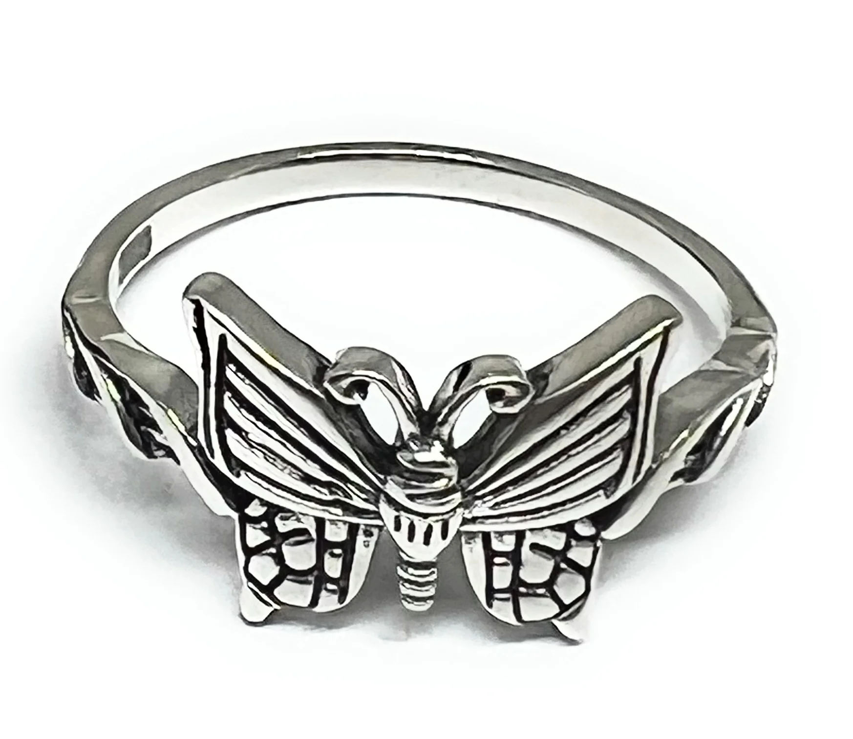 .925 Silver Classic Butterfly Ring (FCS 01)
