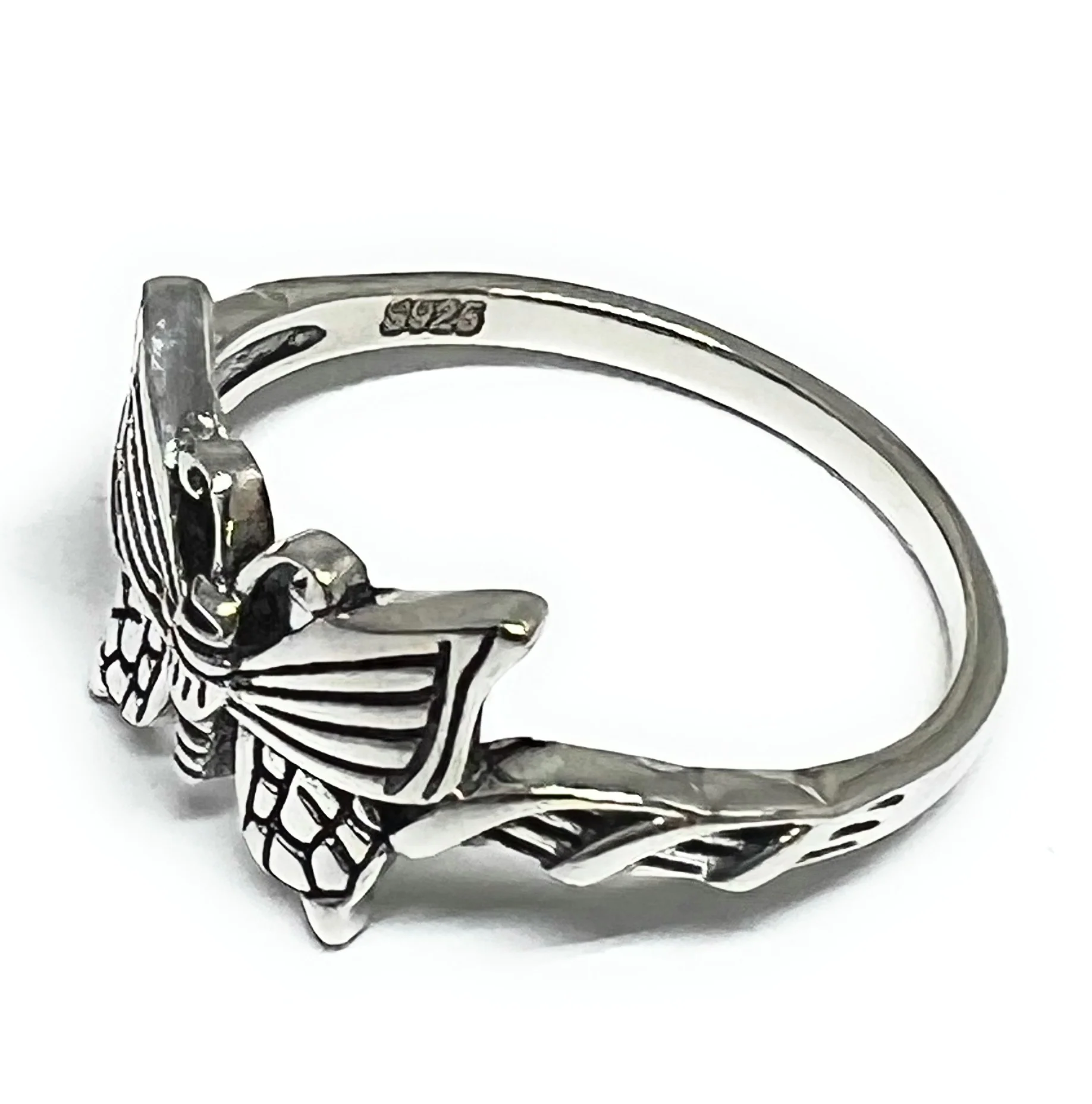 .925 Silver Classic Butterfly Ring (FCS 01) - Image 3