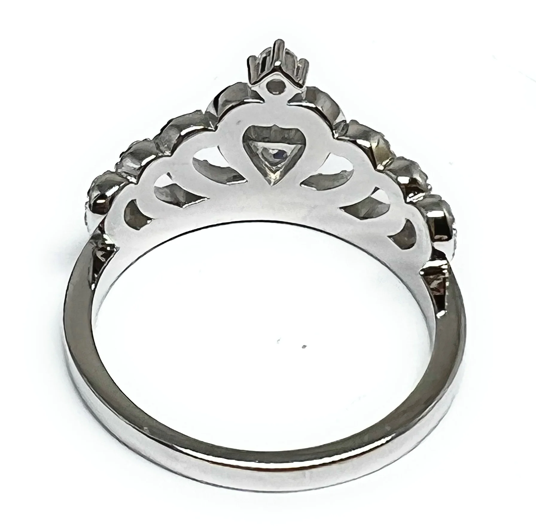 .925 Silver Crown CZ Ring (FCS 30) - Image 3