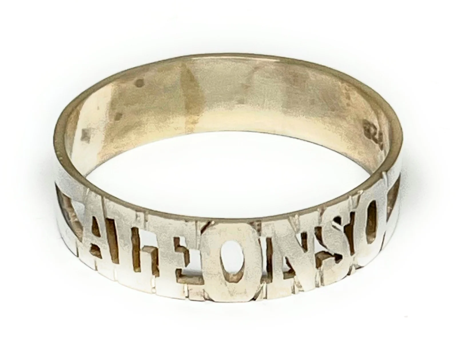 .925 Silver CUSTOMIZED Name Ring - Image 13