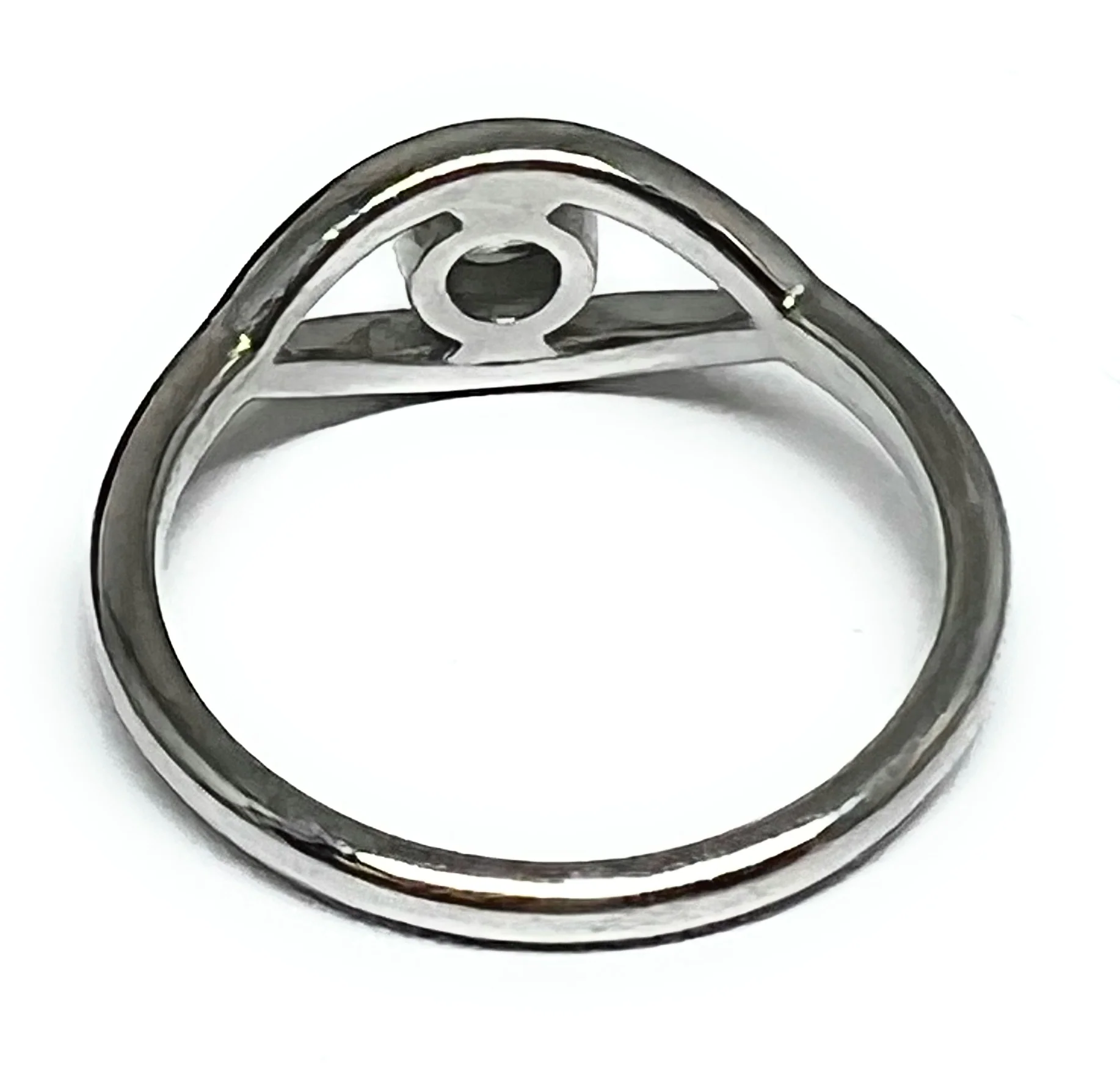 .925 Silver CZ Evil Eye Ring (FCS 10) - Image 3