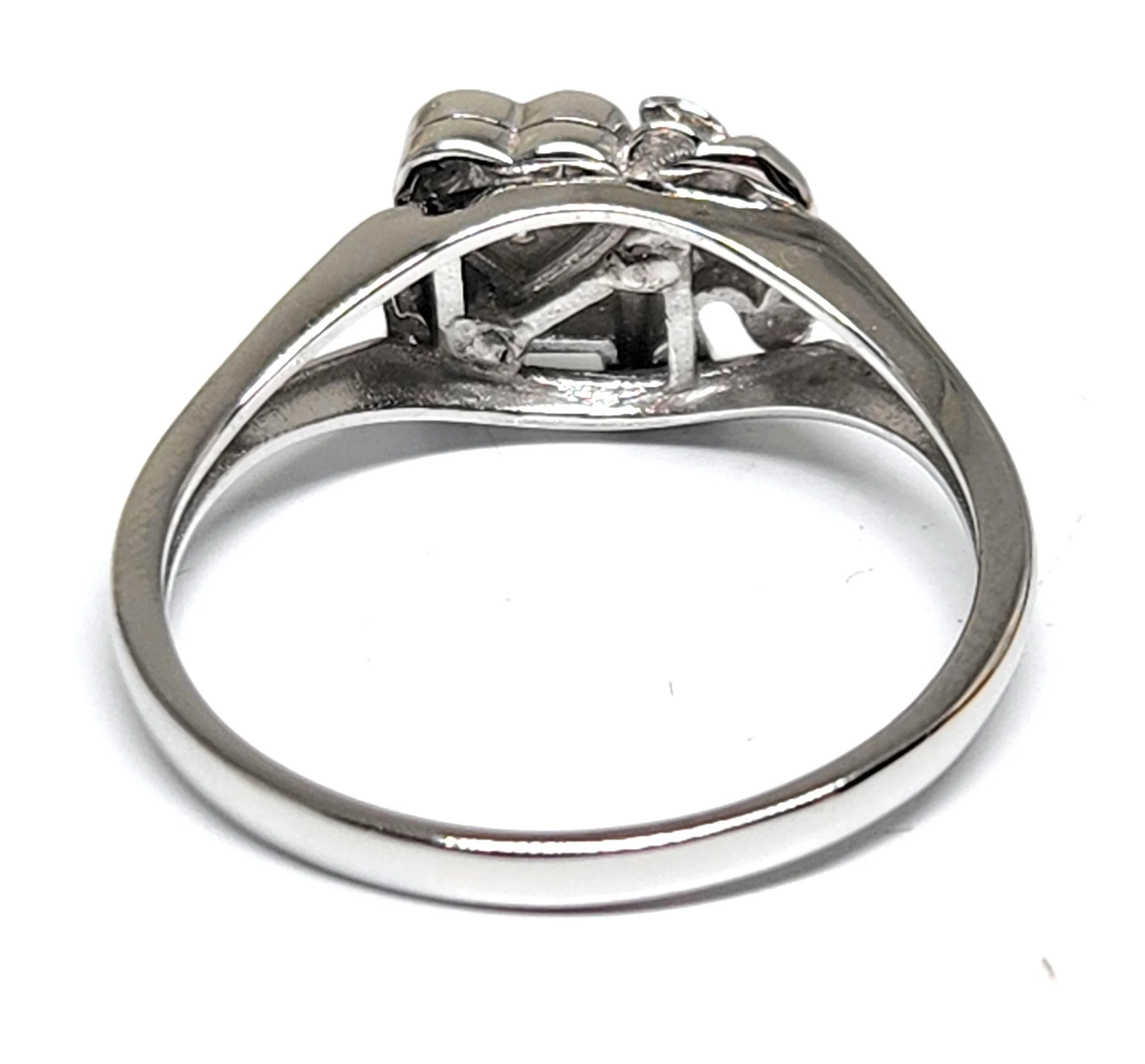 .925 Silver ELEPHANT CZ Ring - Image 5