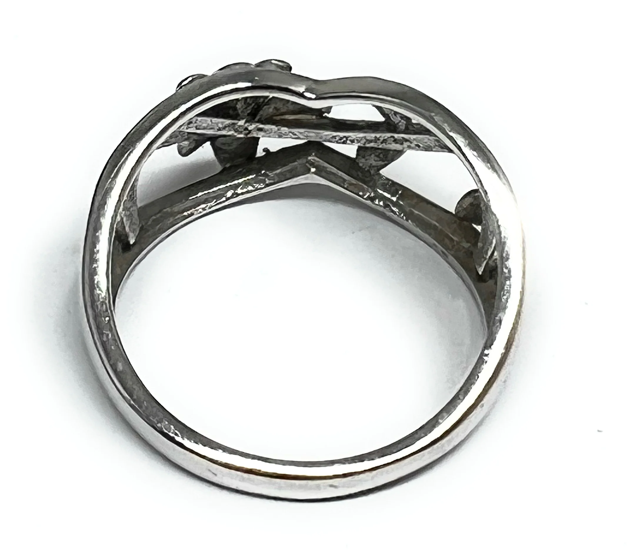 .925 Silver Flower Ring (FCS 16) - Image 3