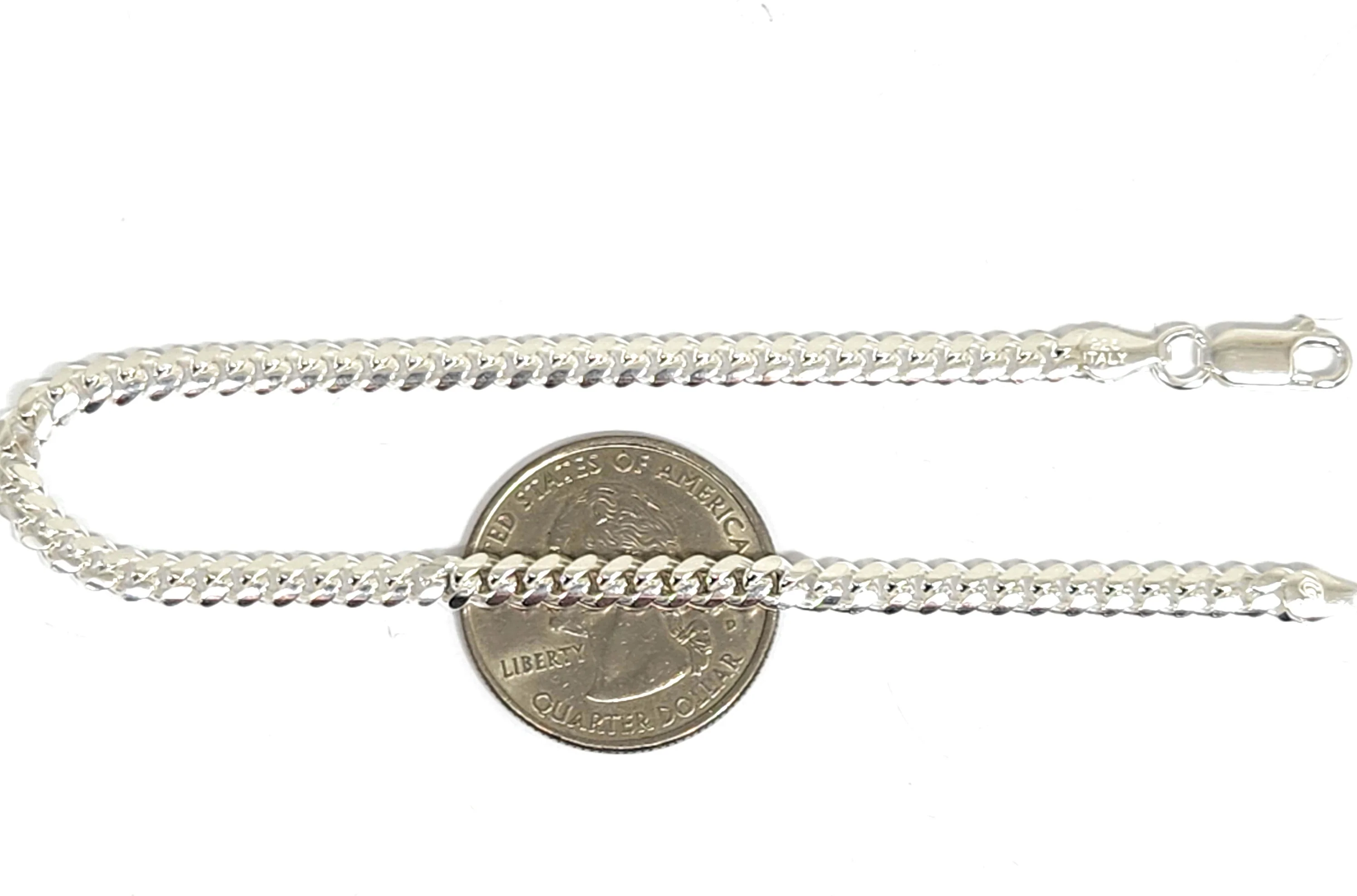 .925 Silver MIAMI CUBAN LINK 7.5-8 inch 4.2mm Width Braccelet - Image 2