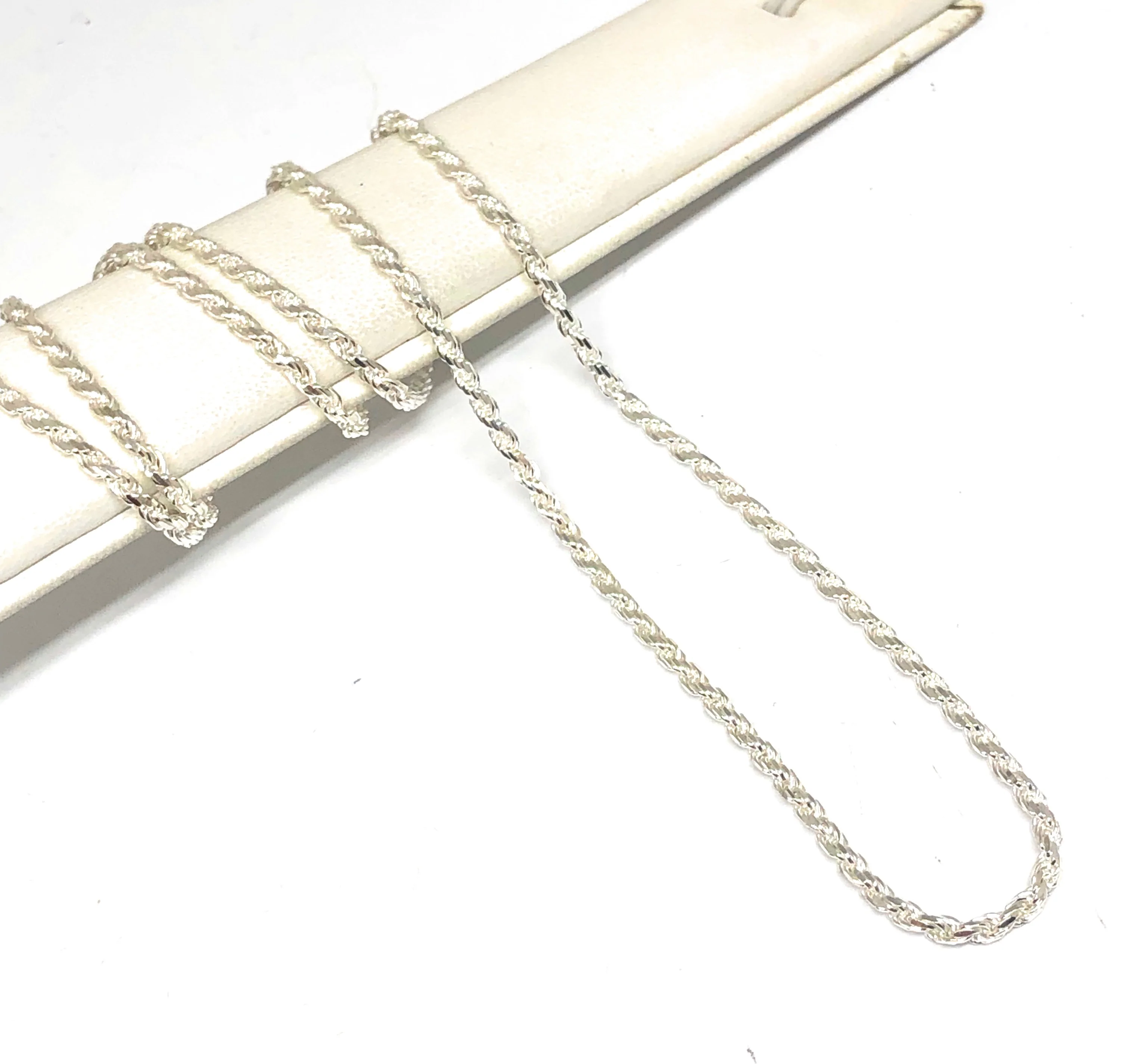 .925 Silver Rope Chain 20,24 inch 2.2mm Width - Image 3