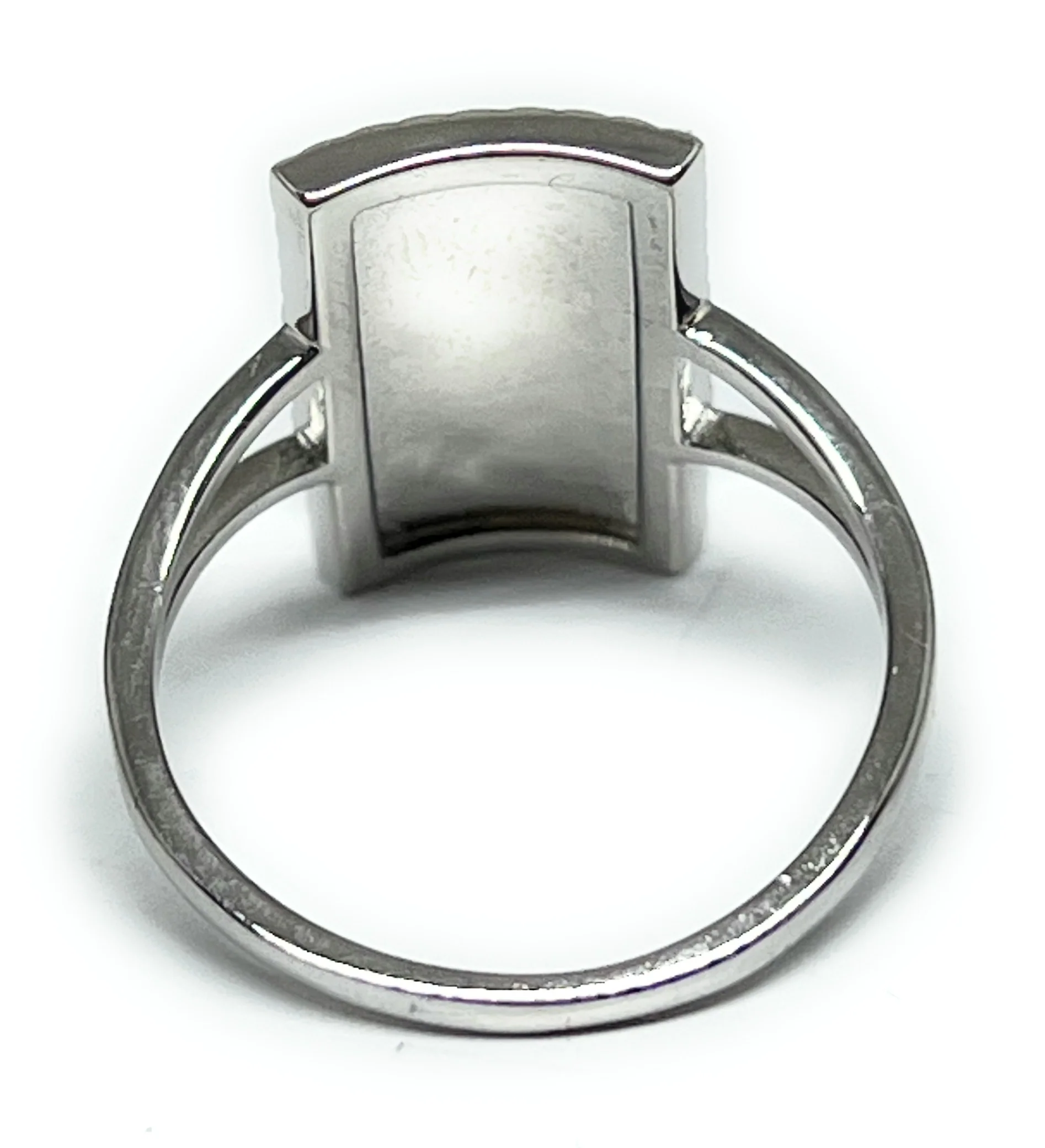 .925 Silver Saan Judas Saaint Jude SQUARE Ring - Image 3
