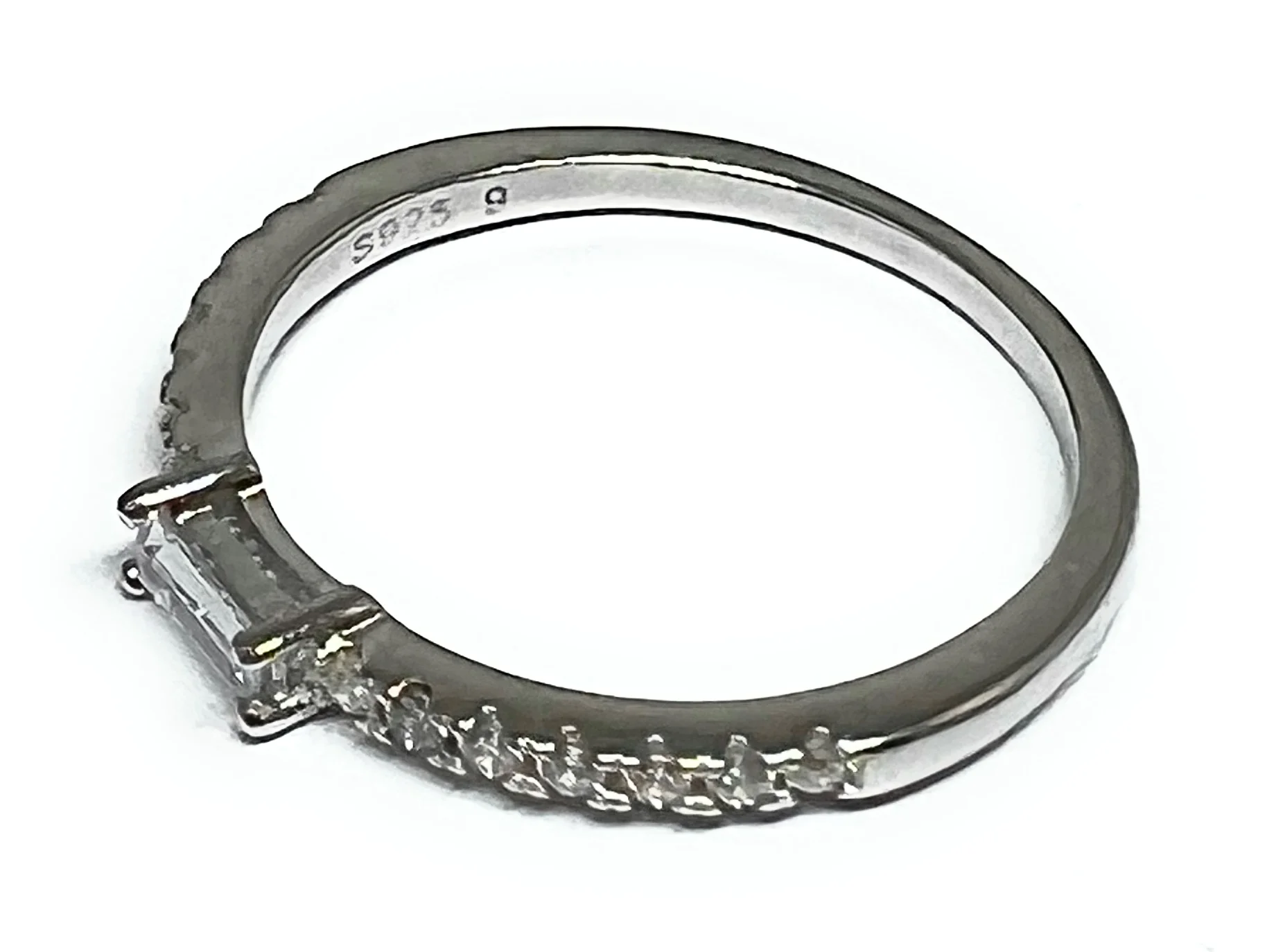.925 Silver Simple CZ Ring (FCS 13) - Image 2