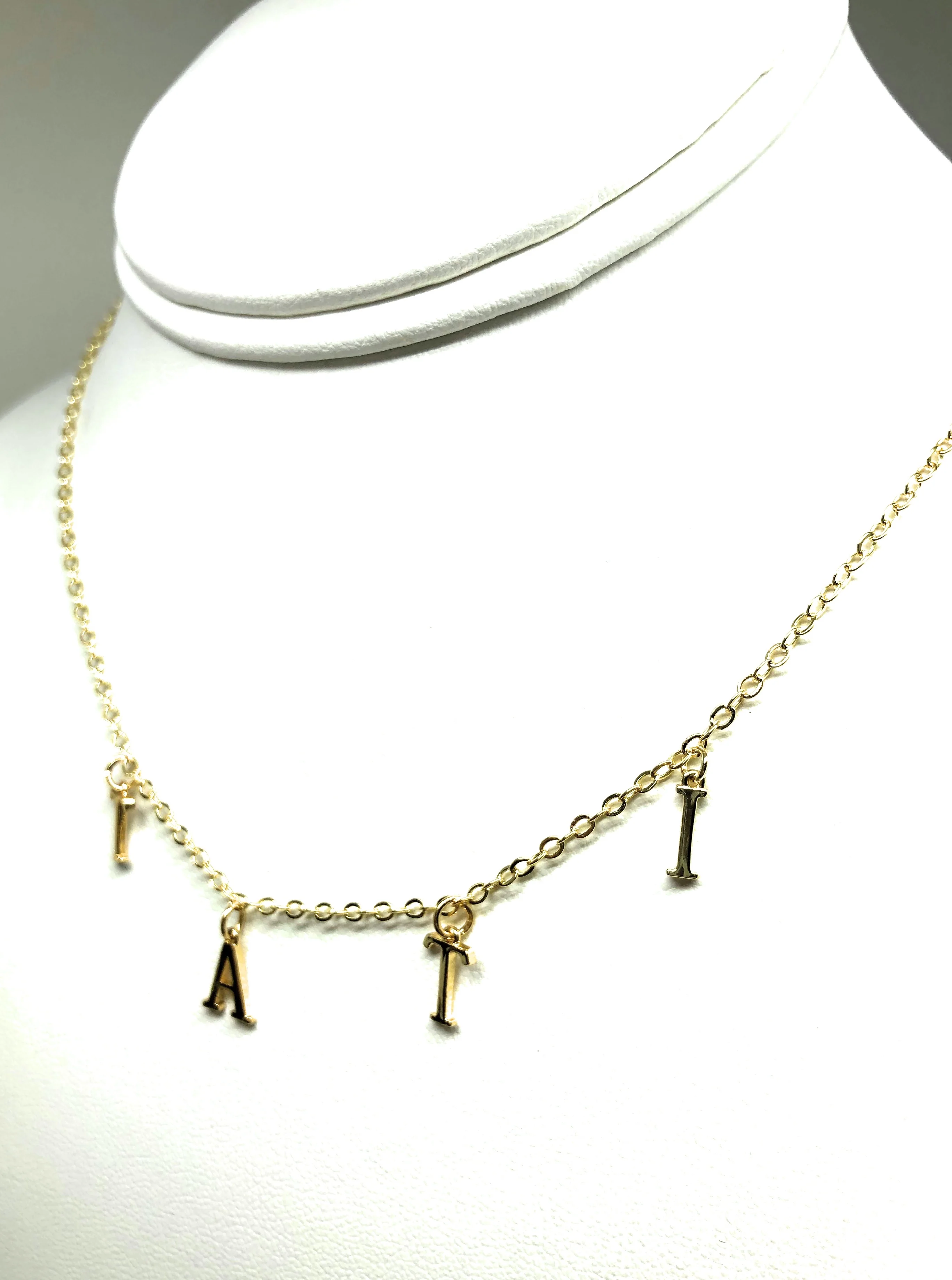 Gold Plated CUSTOMIZED Name Necklace With Chain - Image 7