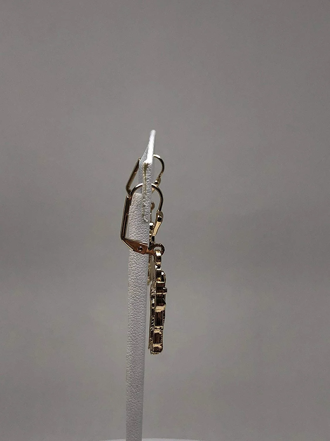 Gold Plated Saint Jude Earrings Aretes De San Judas Tadeo Oro Laminado - Image 6