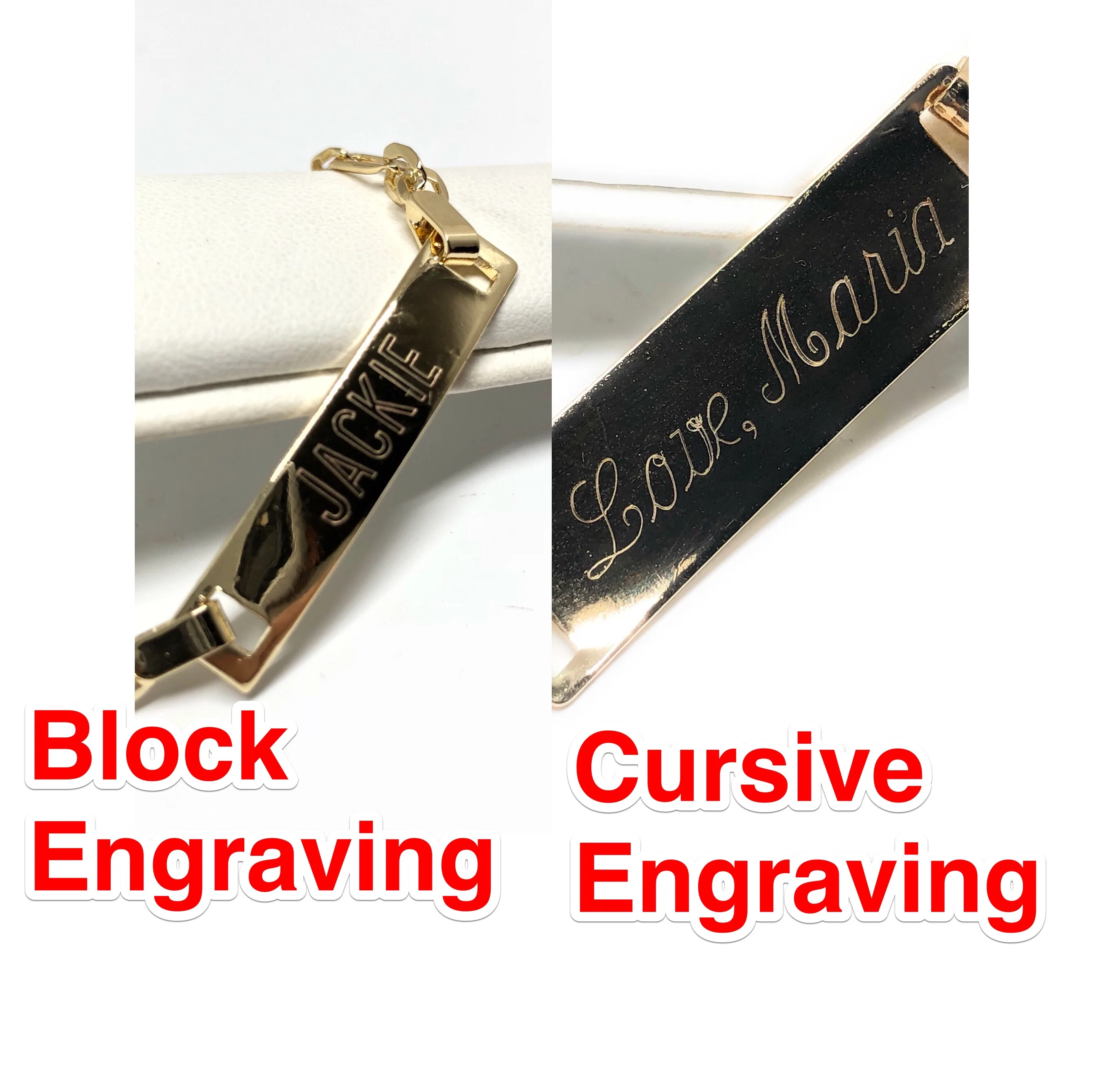 Kids’s Ages 7-13 Gold Plated ID Bracelet 6.5” 3mm Width Esclava - Image 4