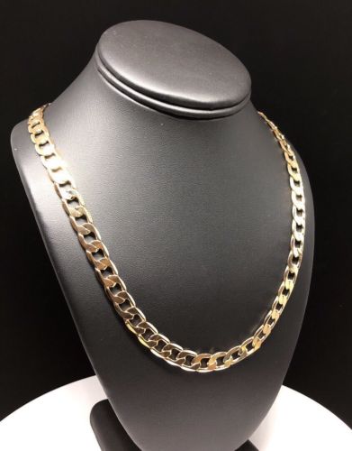 Men's Large Hip Hop 30 Inch Cuban Link Chain Gold Laminated 9mm Width - Image 4