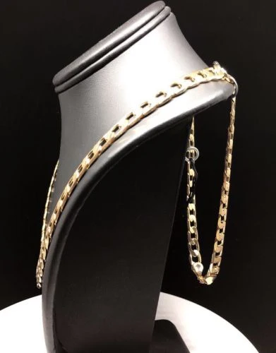 Men's Large Hip Hop 30 Inch Cuban Link Chain Gold Laminated 9mm Width - Image 7
